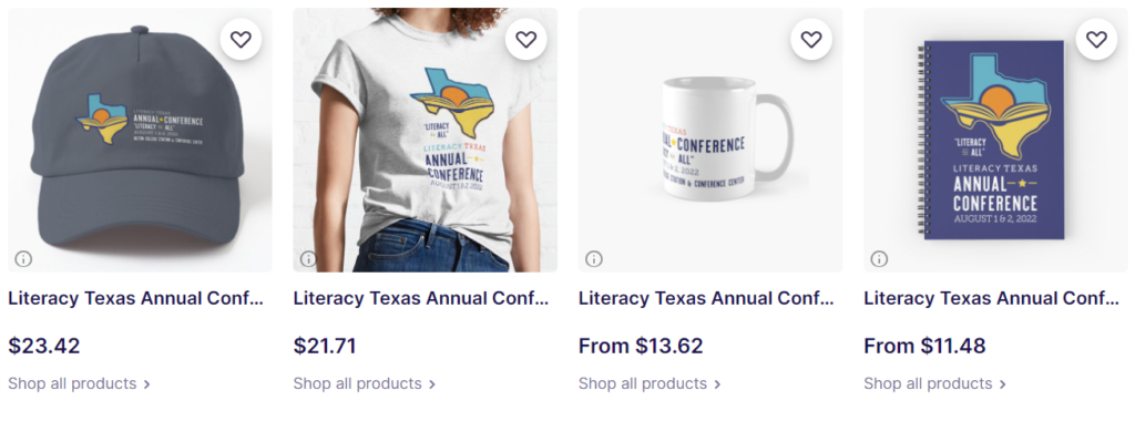 Literacy Texas online store
