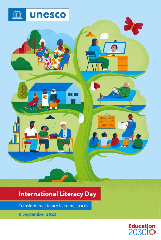 international literacy day poster 2022