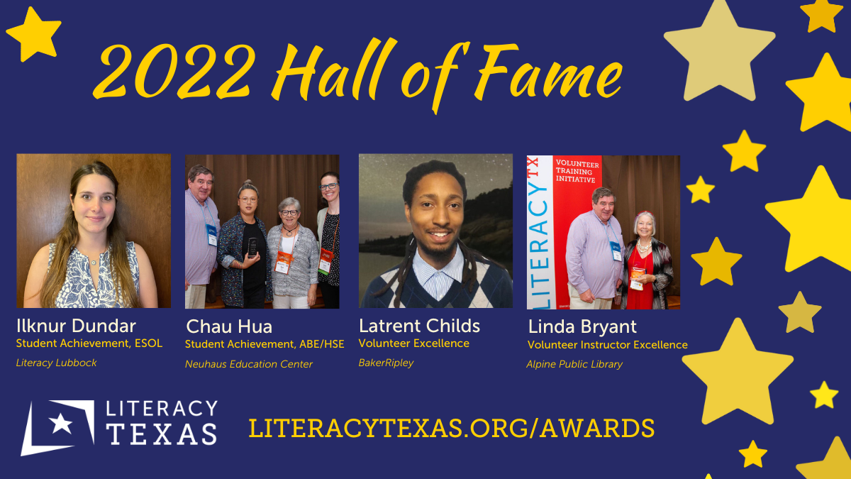 2022 Hall of Fame Literacy Texas
