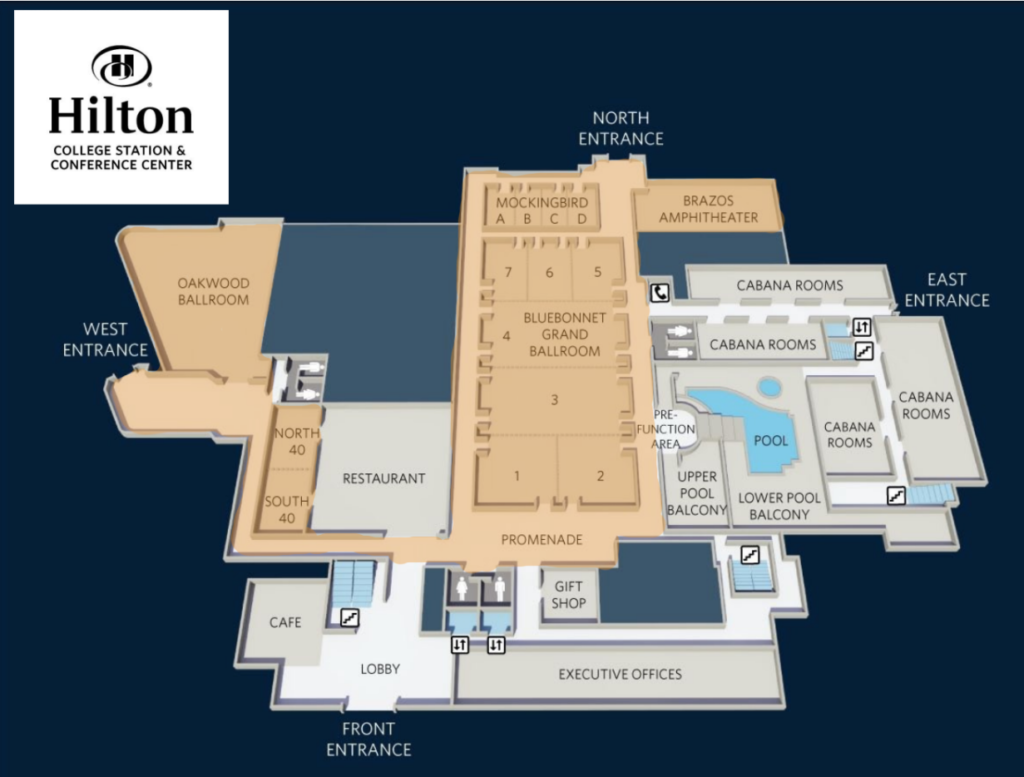 Hilton College Station floor plan