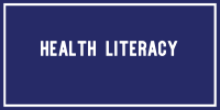 professional development topic - health literacy