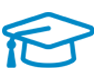 Graphic image of a graduation cap
