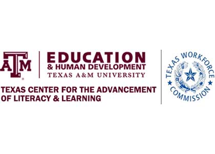 Logo image for Texas Center for the Advancement of Literacy & Learning